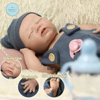 Image of Reborn Baby Dolls 45 Cm 100% Platinum Solid Silicone Reborn Baby Boy