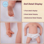 Image of Reborn Baby Dolls 45.5Cm All-Silicone Reborn Doll Can Be Made Up And