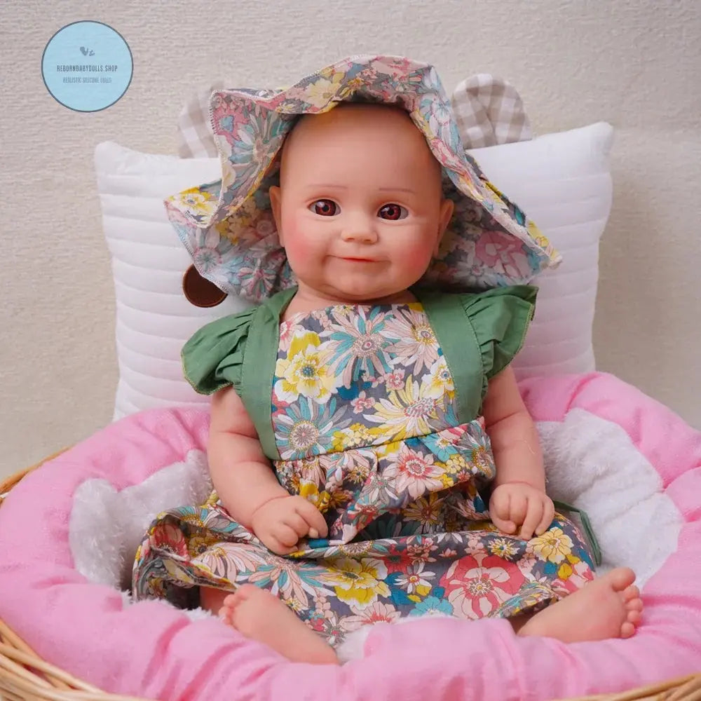 Image of Reborn Baby Dolls 47 Cm Full Silicone Reborn Doll Dressable Make-Up