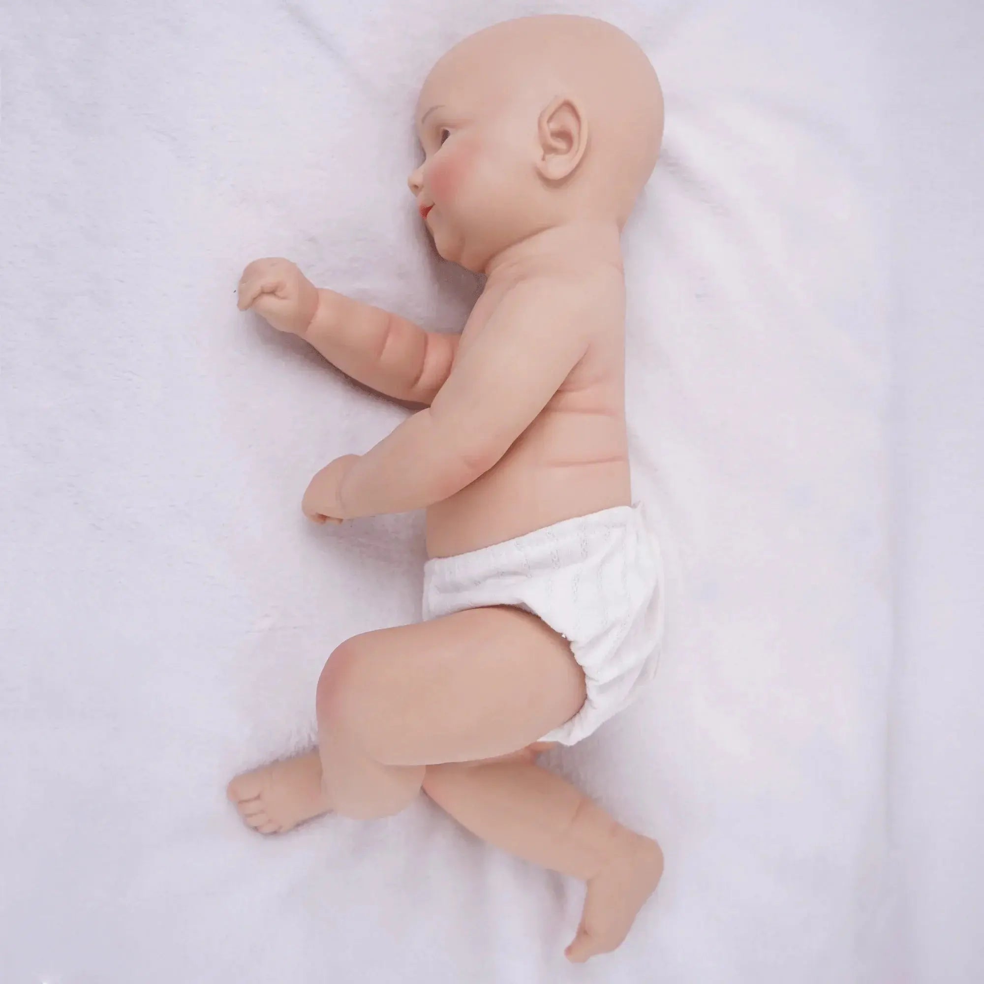 Image of Reborn Baby Dolls 47 Cm Full Silicone Reborn Doll Dressable Make-Up
