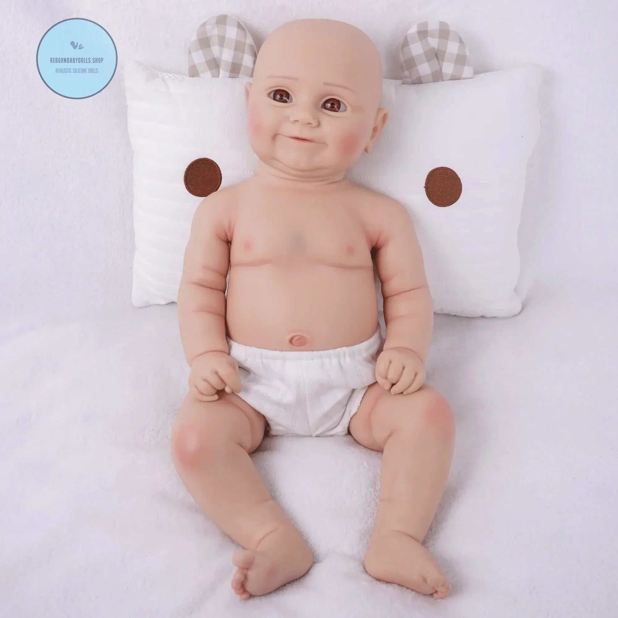 Image of Reborn Baby Dolls 47 Cm Full Silicone Reborn Doll Dressable Make-Up