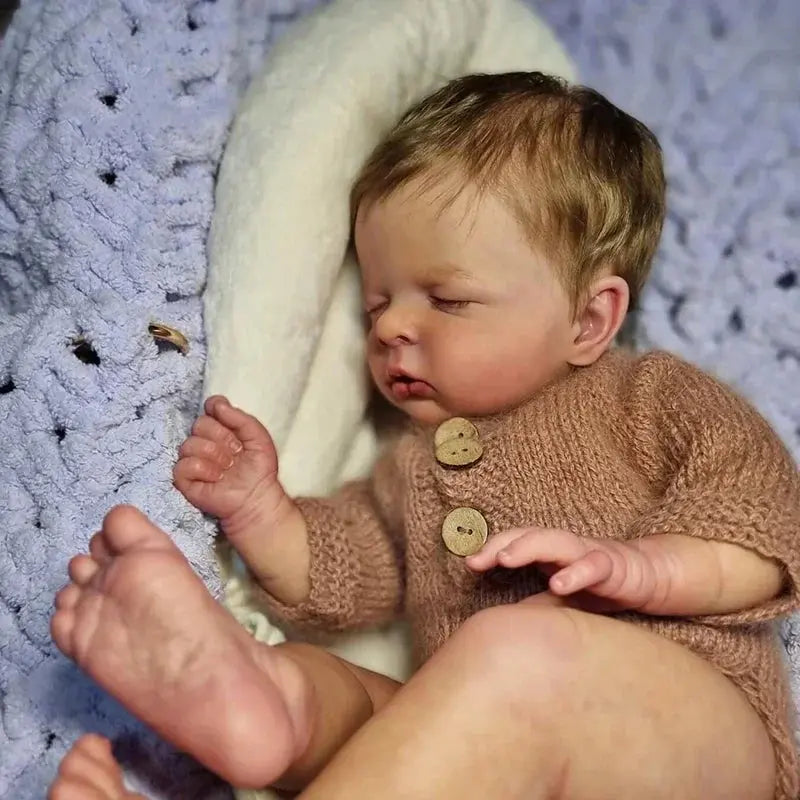 Image of Reborn Baby Dolls 48Cm Reborn Baby Doll Luisa Soft Cuddly Lifelike