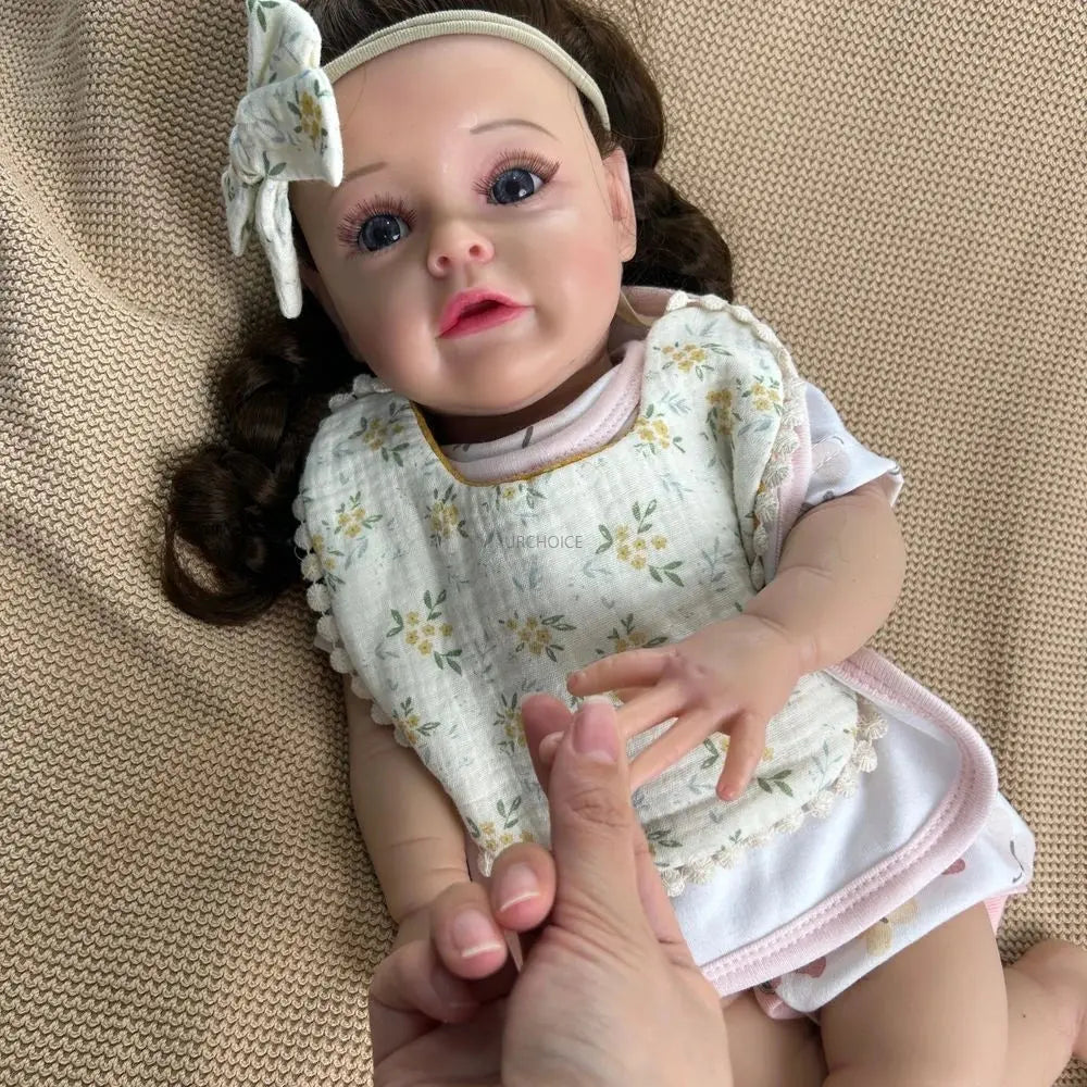 Image of Reborn Baby Dolls 50Cm Realistic Flexible Silicone Reborn Baby Girl