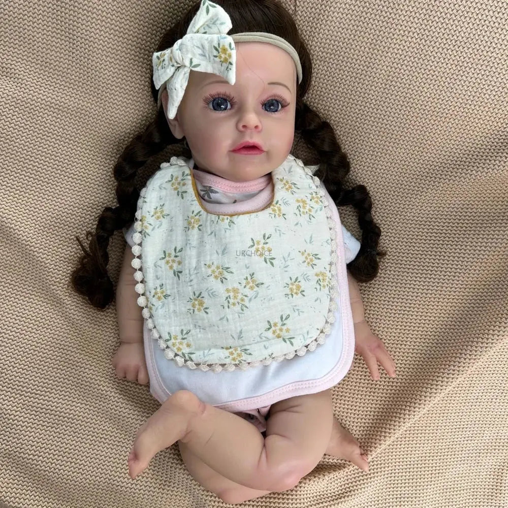 Image of Reborn Baby Dolls 50Cm Realistic Flexible Silicone Reborn Baby Girl