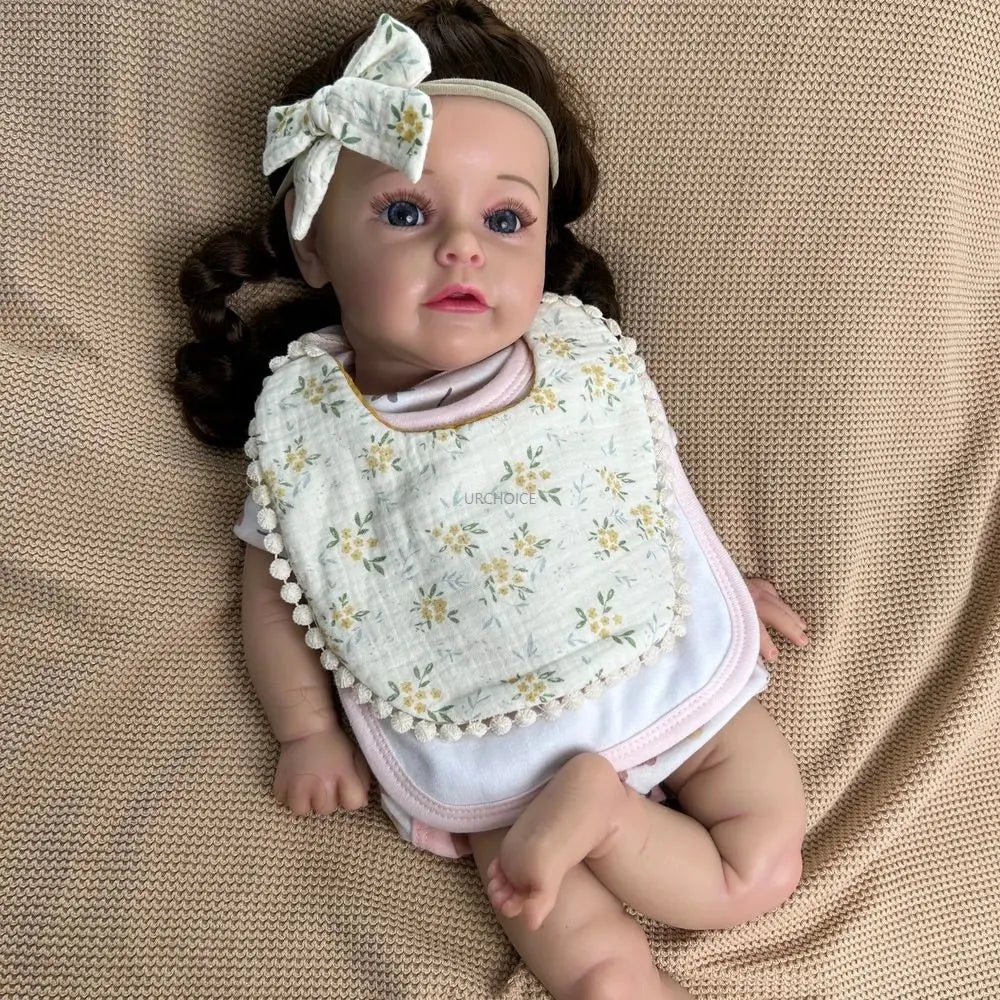 Image of Reborn Baby Dolls 50Cm Realistic Flexible Silicone Reborn Baby Girl