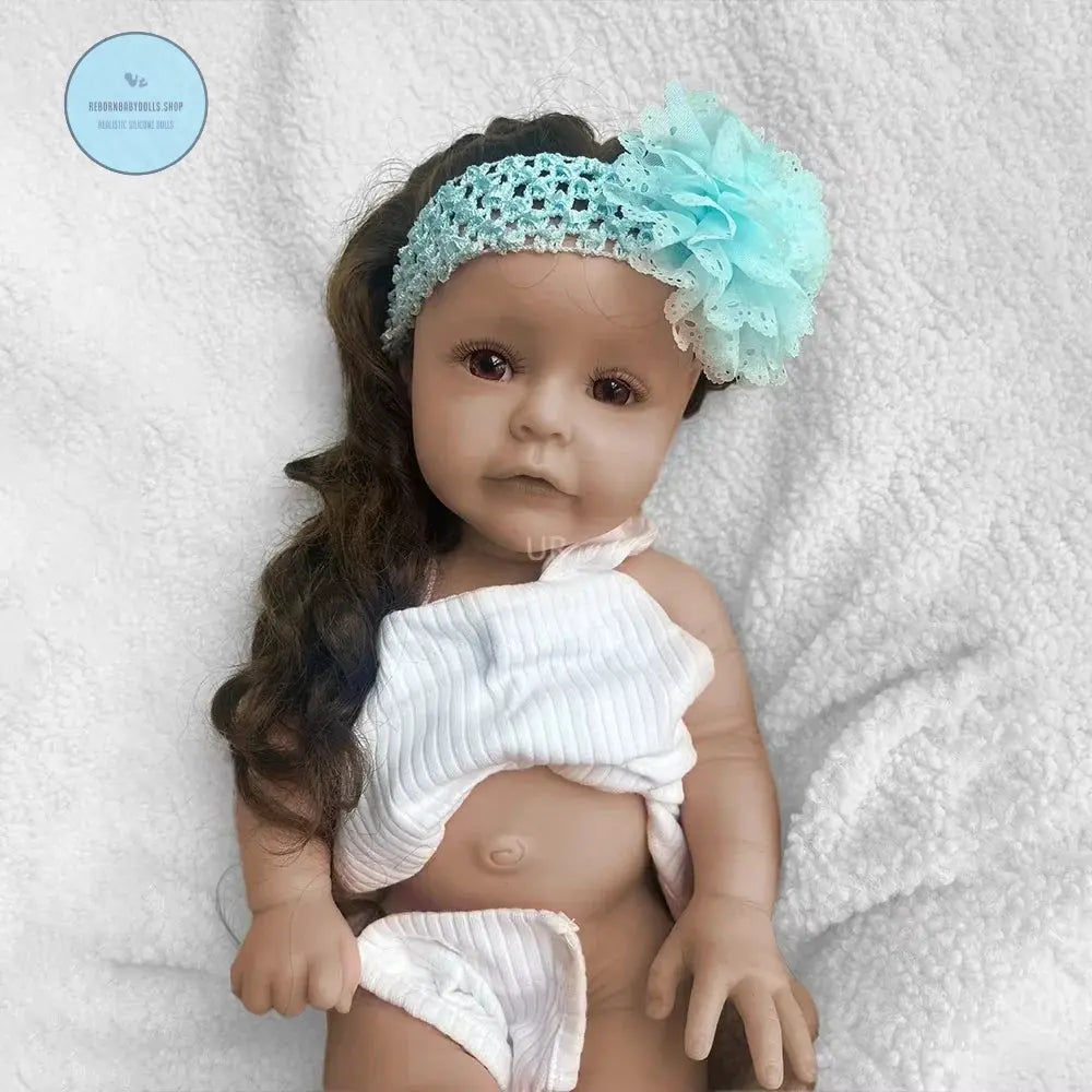 Image of Reborn Baby Dolls 50Cm Realistic Flexible Silicone Reborn Baby Girl