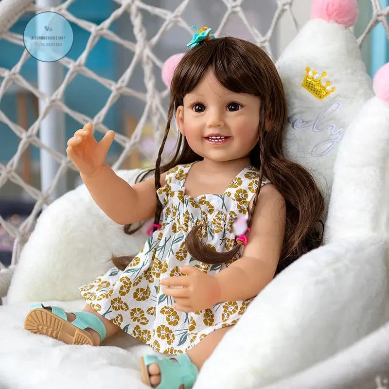 Image of Reborn Baby Dolls 55Cm Reborn Baby Dolls Toddler Smile Girl Cammi