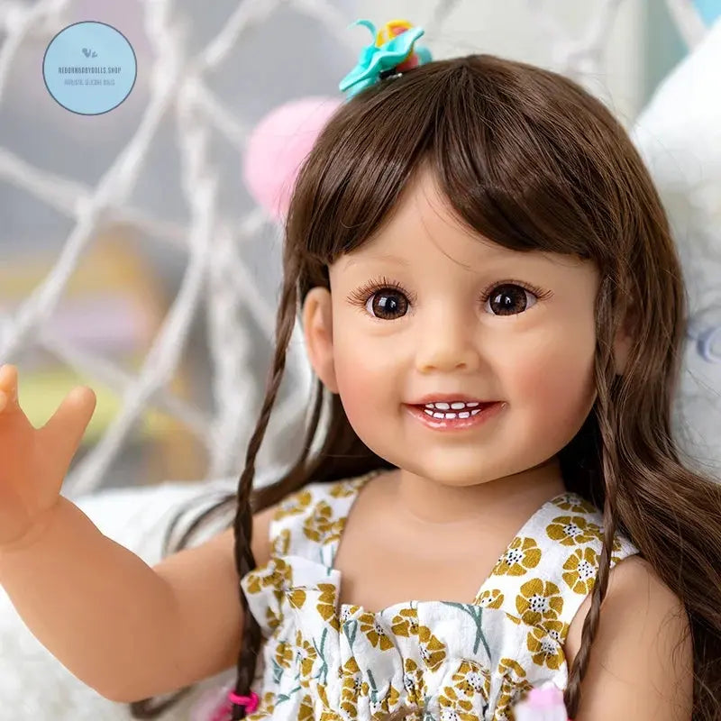 Image of Reborn Baby Dolls 55Cm Reborn Baby Dolls Toddler Smile Girl Cammi