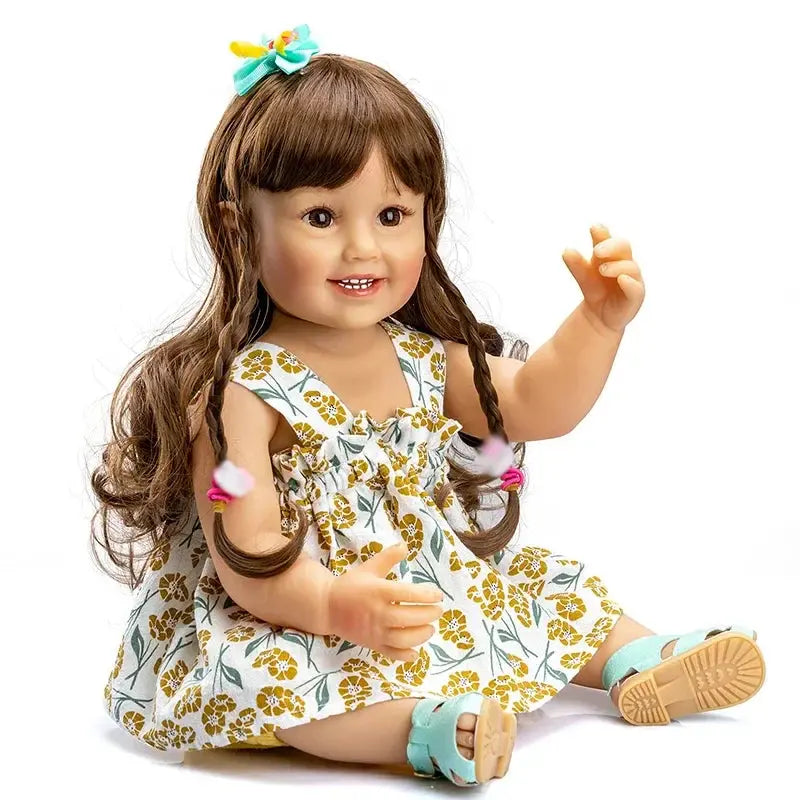 Image of Reborn Baby Dolls 55Cm Reborn Baby Dolls Toddler Smile Girl Cammi