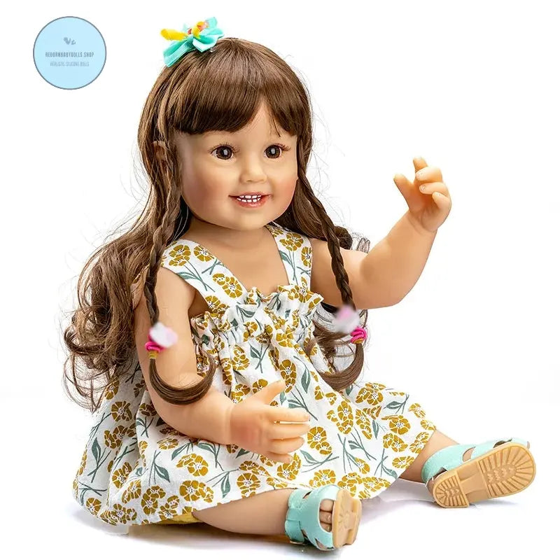 Image of Reborn Baby Dolls 55Cm Reborn Baby Dolls Toddler Smile Girl Cammi