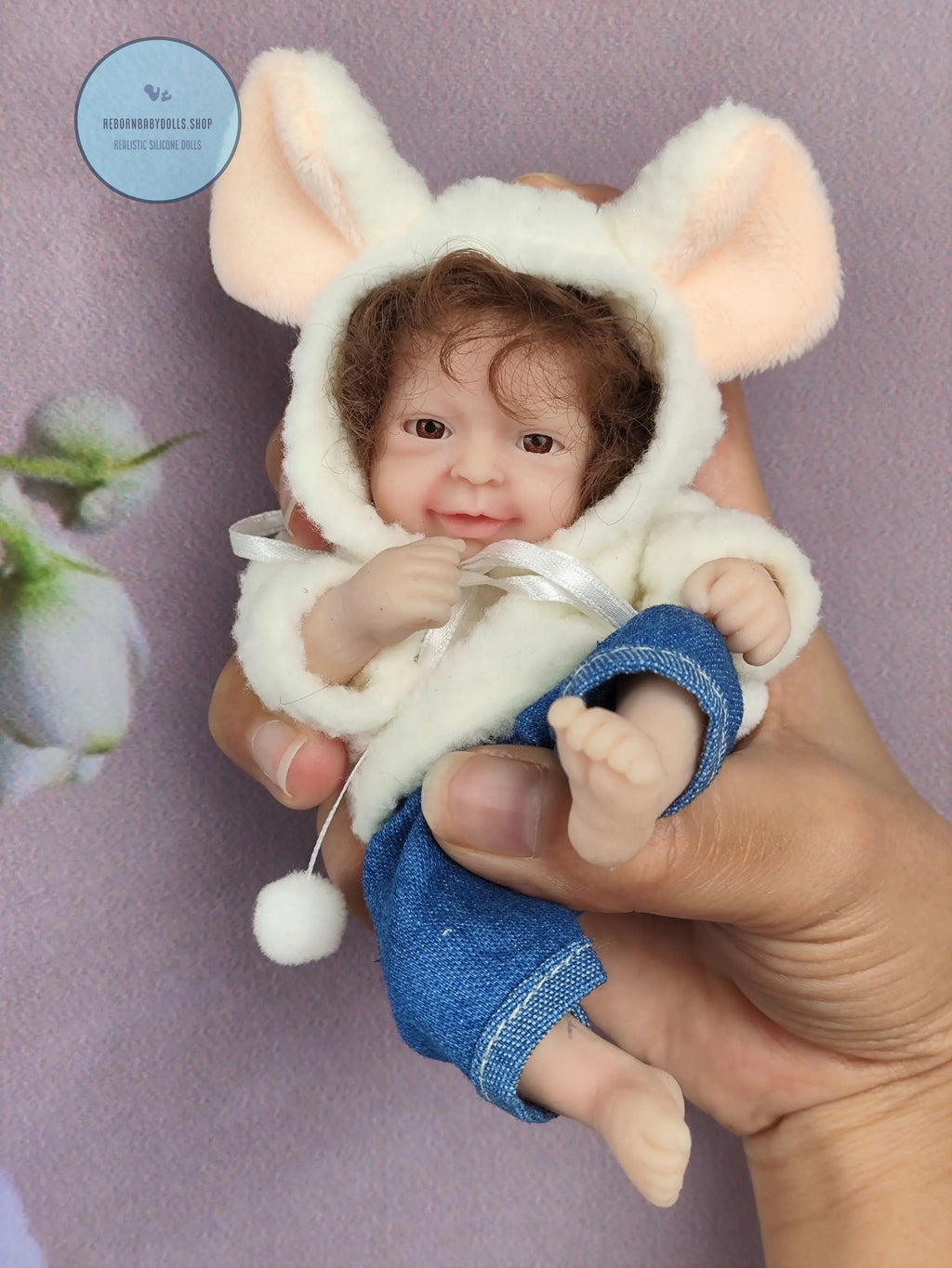 Image of Reborn Baby Dolls 6 Inch Mini Baby Reborn Silicone Boy Doll Realistic