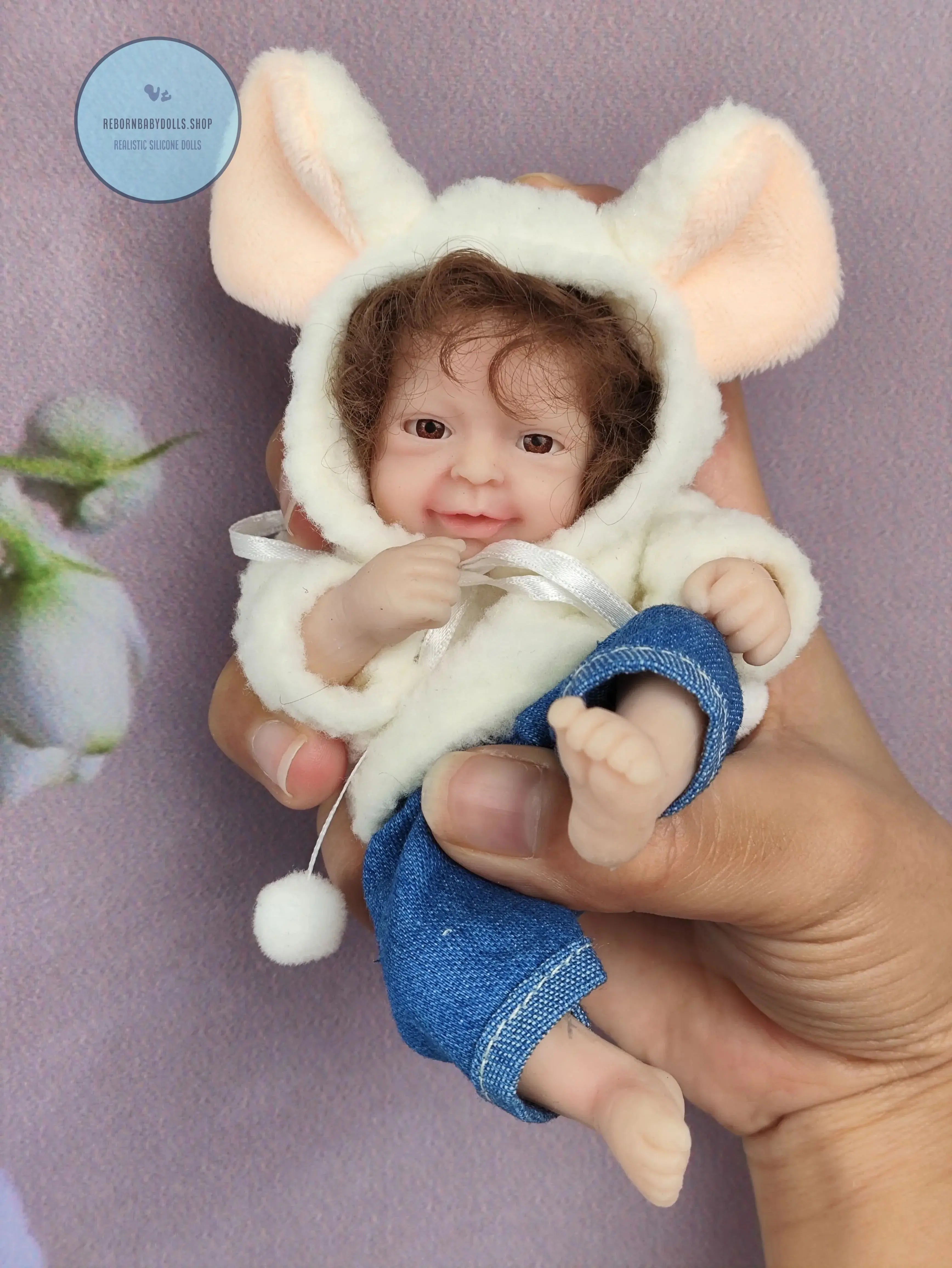 Image of Reborn Baby Dolls 6 Inch Mini Baby Reborn Silicone Boy Doll Realistic