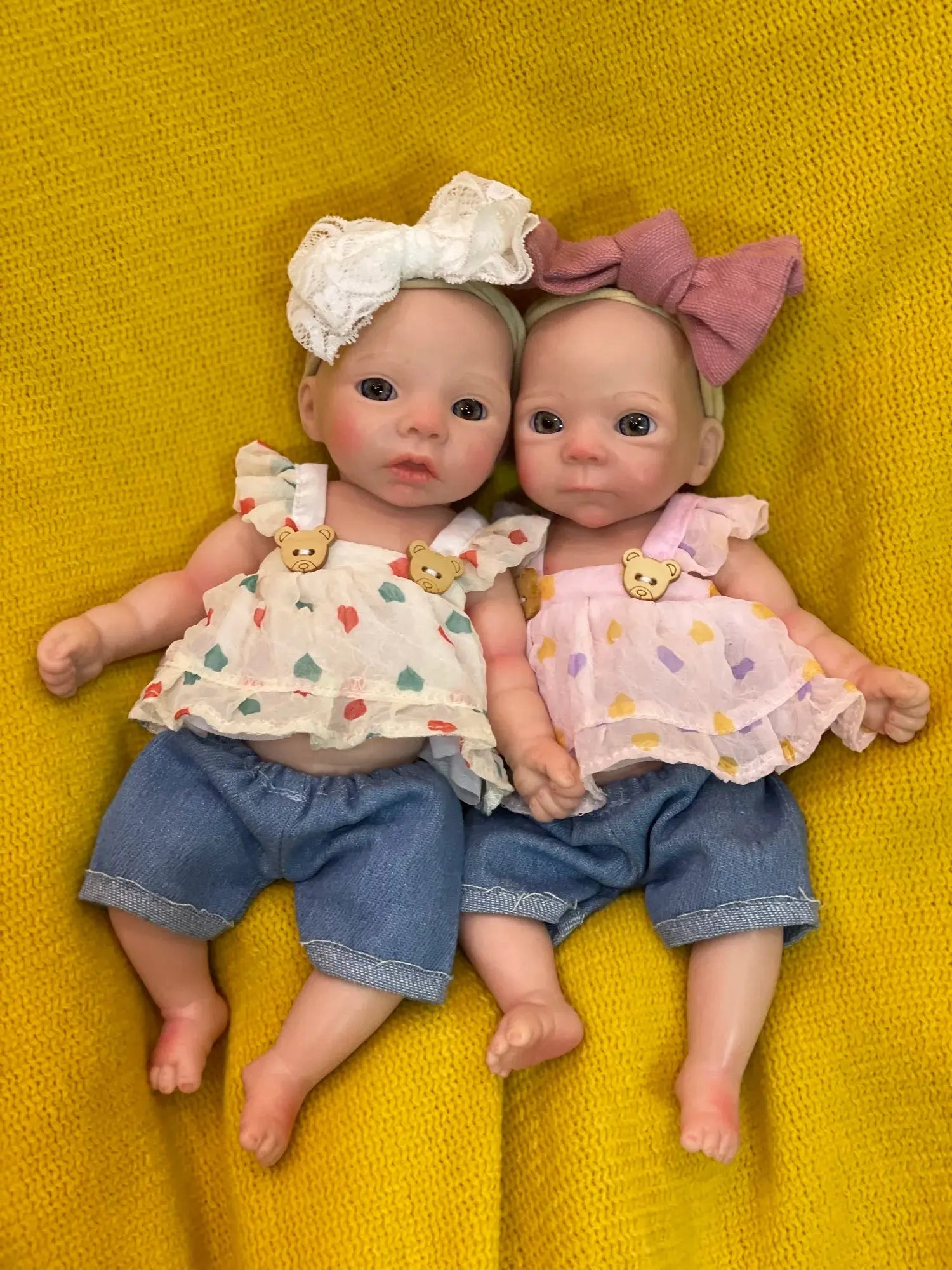 Image of Reborn Baby Dolls 8Styles/26Cm Open And Close Eyes Cute Soft Full