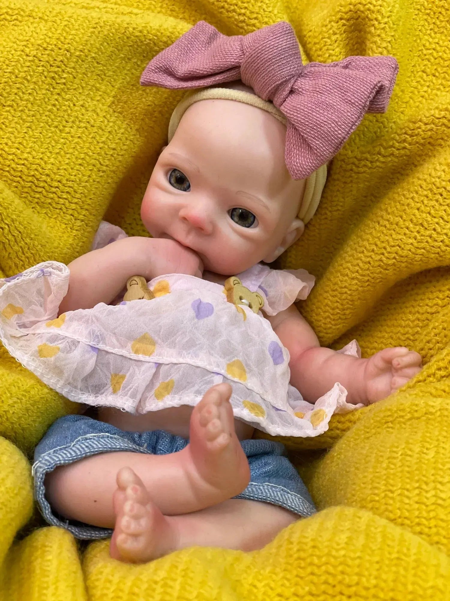 Image of Reborn Baby Dolls 8Styles/26Cm Open And Close Eyes Cute Soft Full