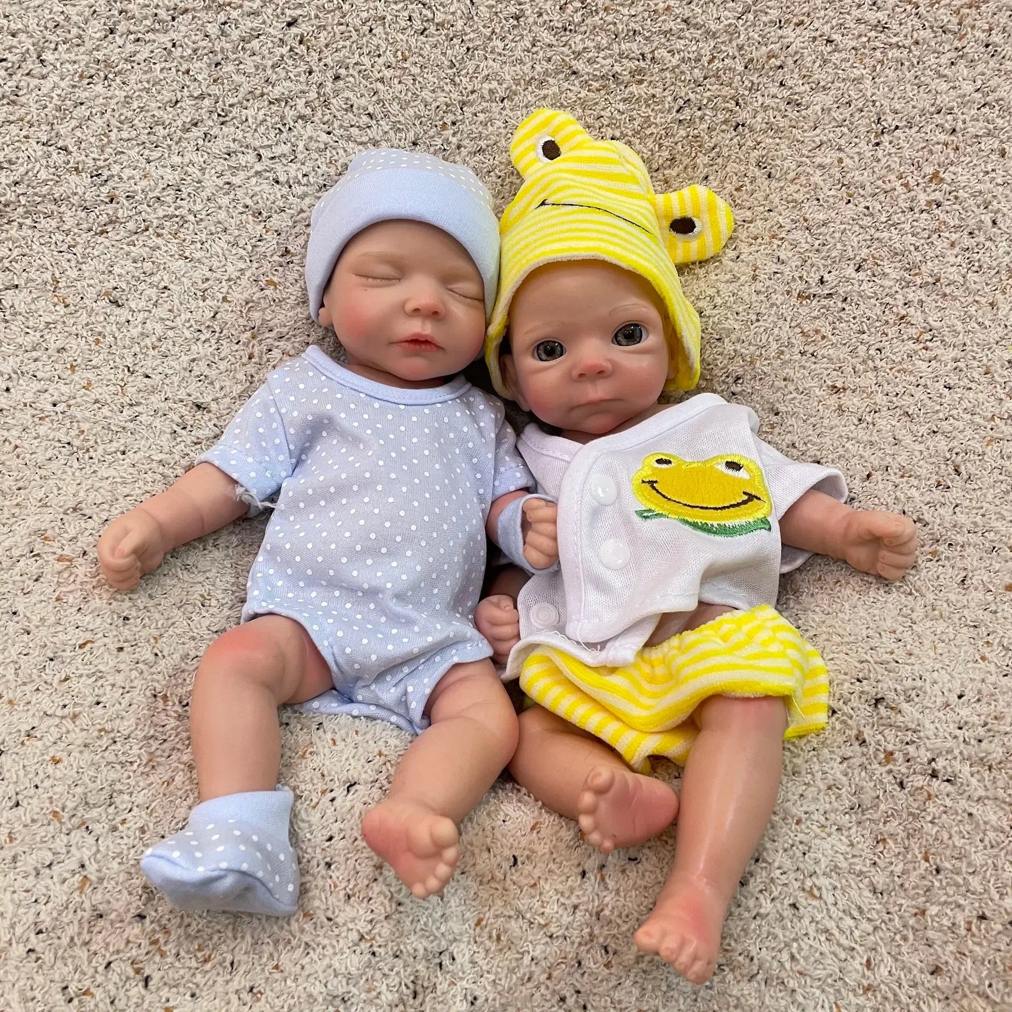 Image of Reborn Baby Dolls 8Styles/26Cm Open And Close Eyes Cute Soft Full