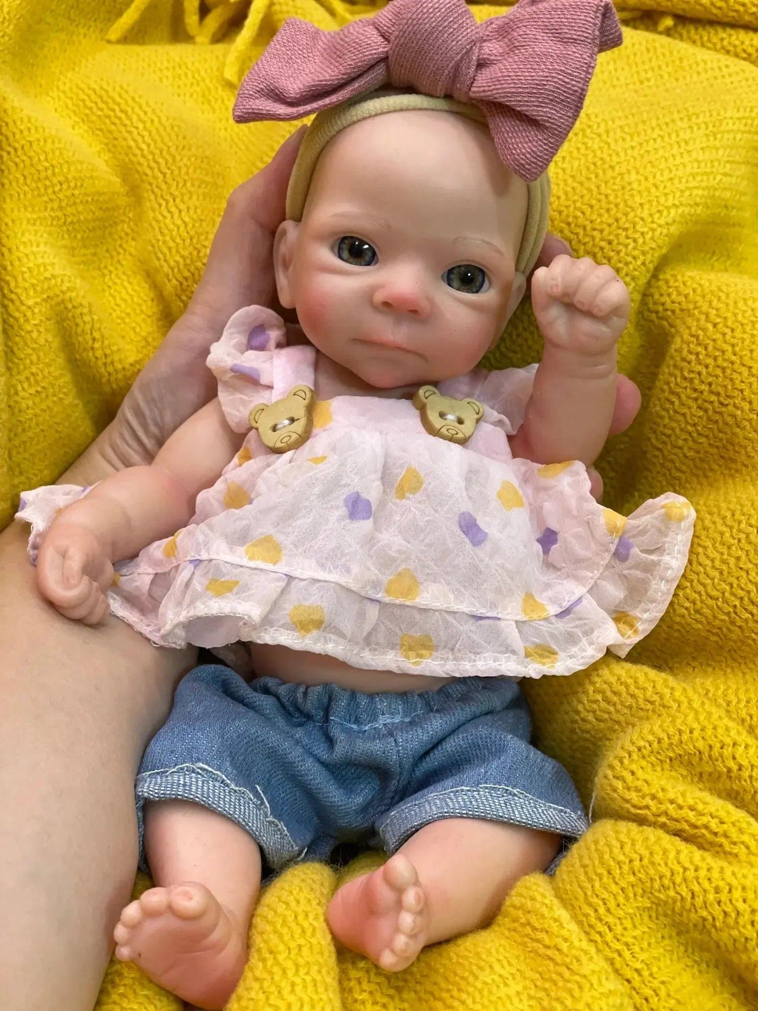 Image of Reborn Baby Dolls 8Styles/26Cm Open And Close Eyes Cute Soft Full