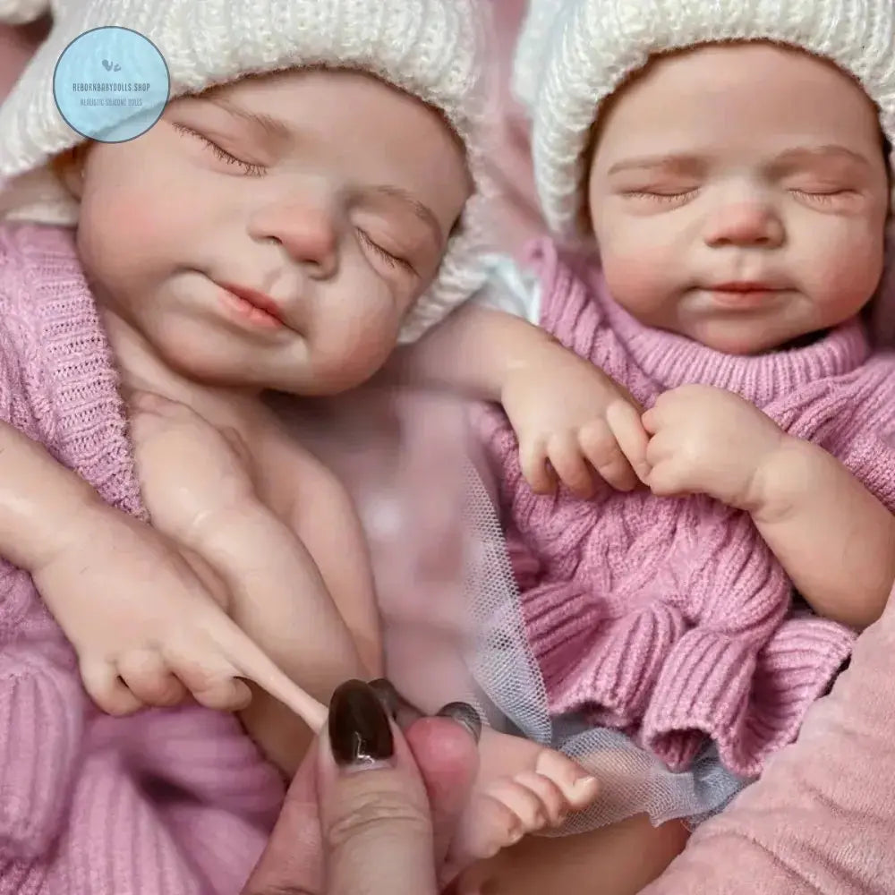 Image of Reborn Baby Dolls Aizwa1 18 Inch Lifelike Bebe Pascale Handmade