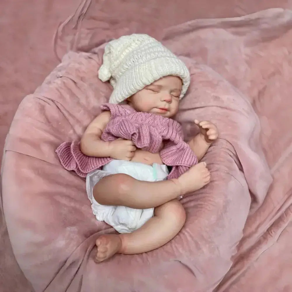 Image of Reborn Baby Dolls Aizwa1 18 Inch Lifelike Bebe Pascale Handmade