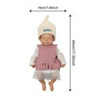 Image of Reborn Baby Dolls Aizwa1 18 Inch Lifelike Bebe Pascale Handmade