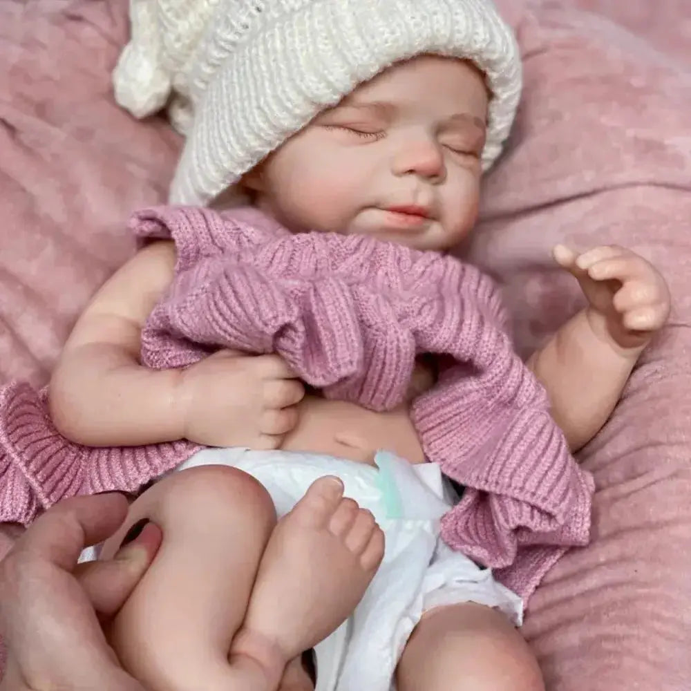 Image of Reborn Baby Dolls Aizwa1 18 Inch Lifelike Bebe Pascale Handmade