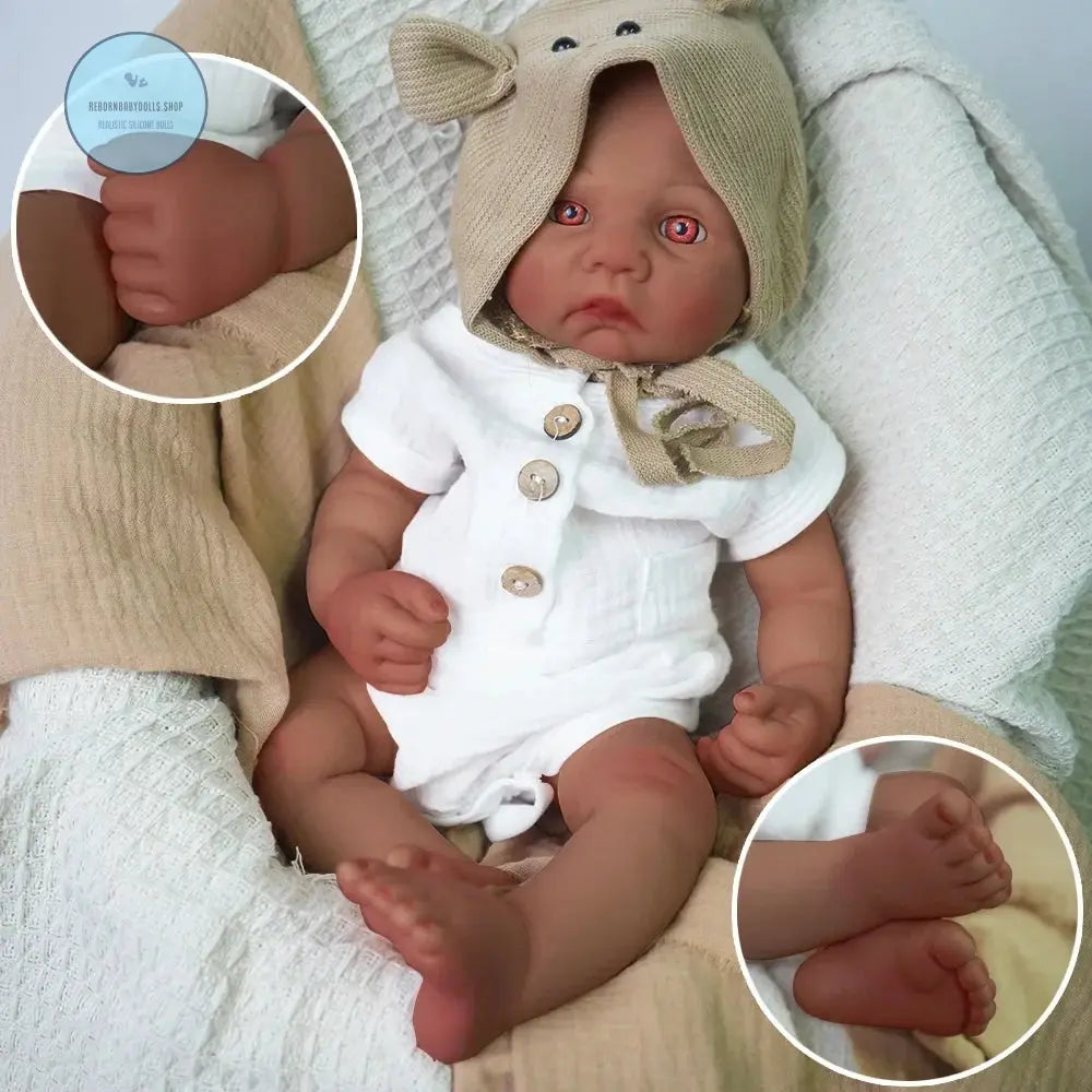 Image of Reborn Baby Dolls Baby Like Touch 41Cm All Silicone Boy Reincarnation