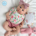 Image of Reborn Baby Dolls Chubby Flexible Handmade Silicone Reborn Baby Girl