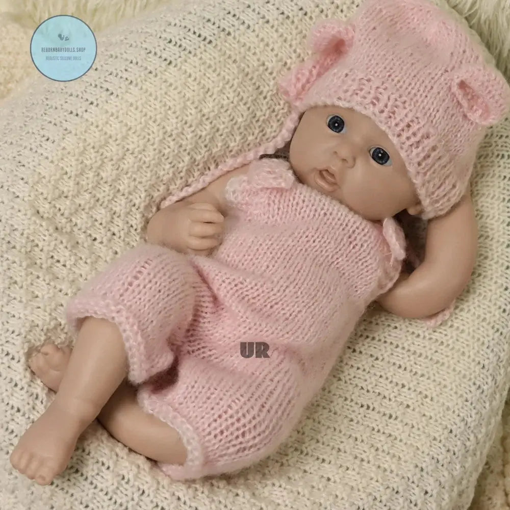 Image of Reborn Baby Dolls Chubby Flexible Handmade Silicone Reborn Baby Girl