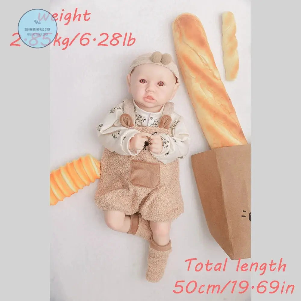 Image of Reborn Baby Dolls Collection 19.7-Inch Rebirth Baby Girl 2.85Kg Real