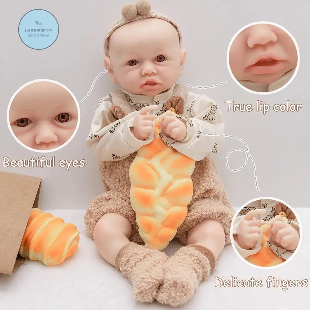 Image of Reborn Baby Dolls Collection 19.7-Inch Rebirth Baby Girl 2.85Kg Real