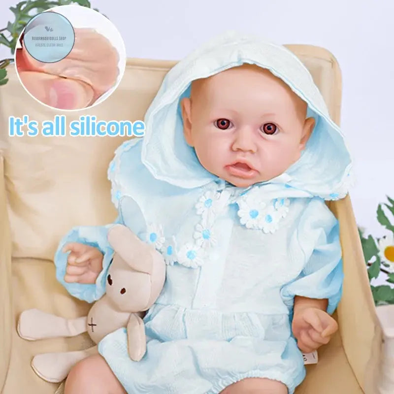 Image of Reborn Baby Dolls Exquisitely Hand-Painted 19.69-Inch Silicone Reborn