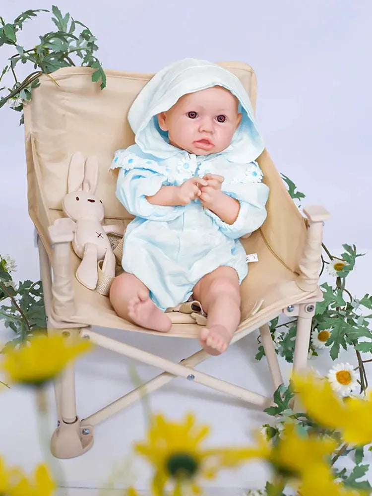 Image of Reborn Baby Dolls Exquisitely Hand-Painted 19.69-Inch Silicone Reborn