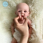 Image of Reborn Baby Dolls Full Body Silicone Reborn Baby Girl Doll Lovely