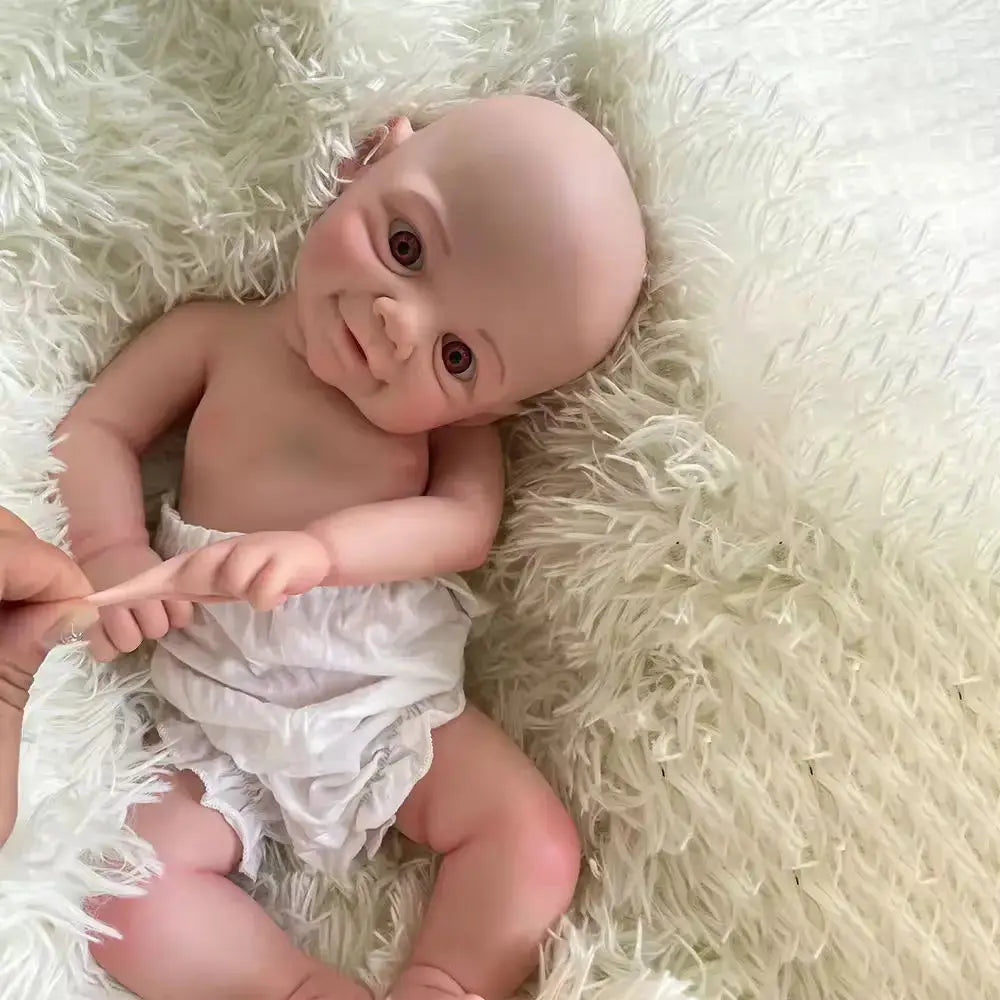 Image of Reborn Baby Dolls Full Body Silicone Reborn Baby Girl Doll Lovely