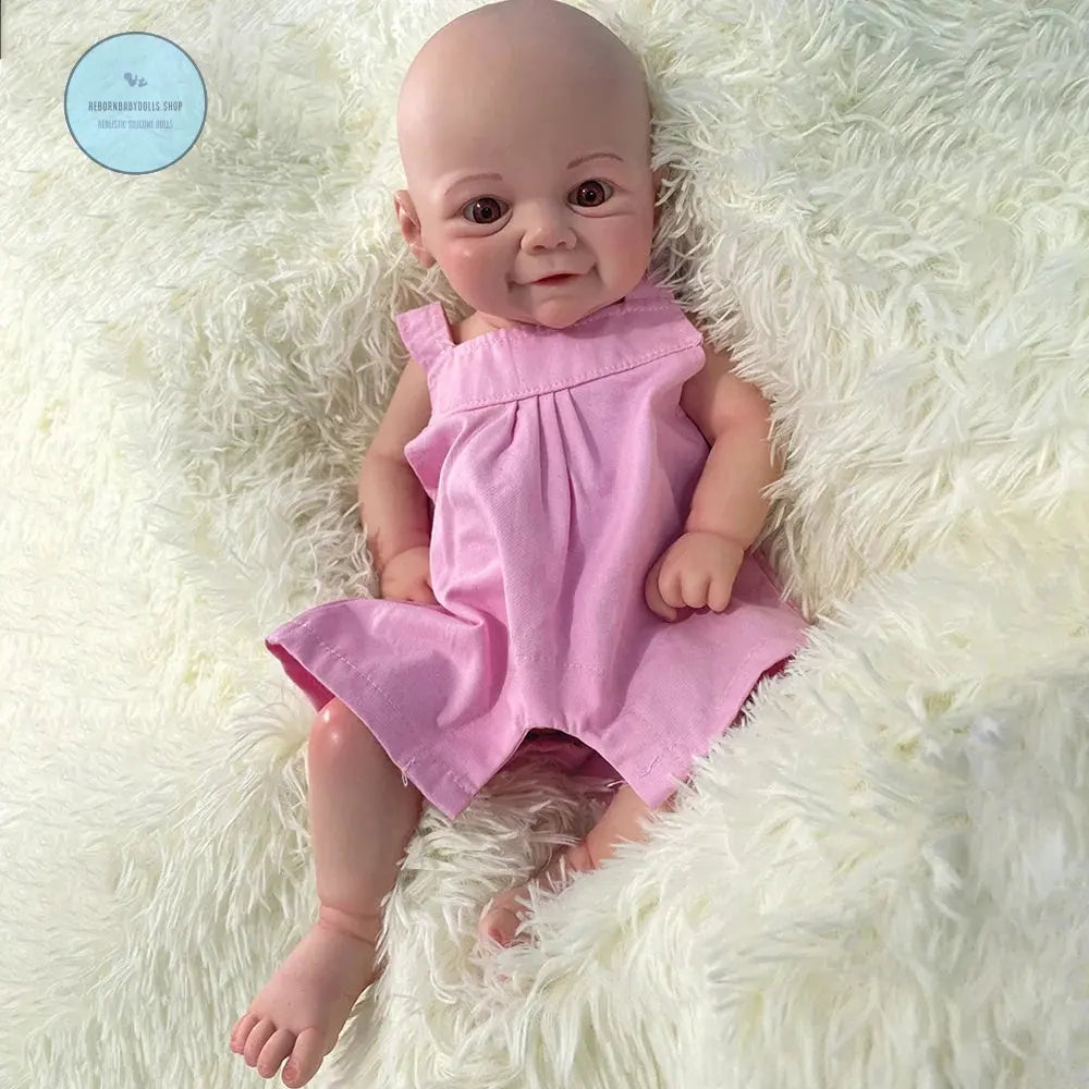 Image of Reborn Baby Dolls Full Body Silicone Reborn Baby Girl Doll Lovely