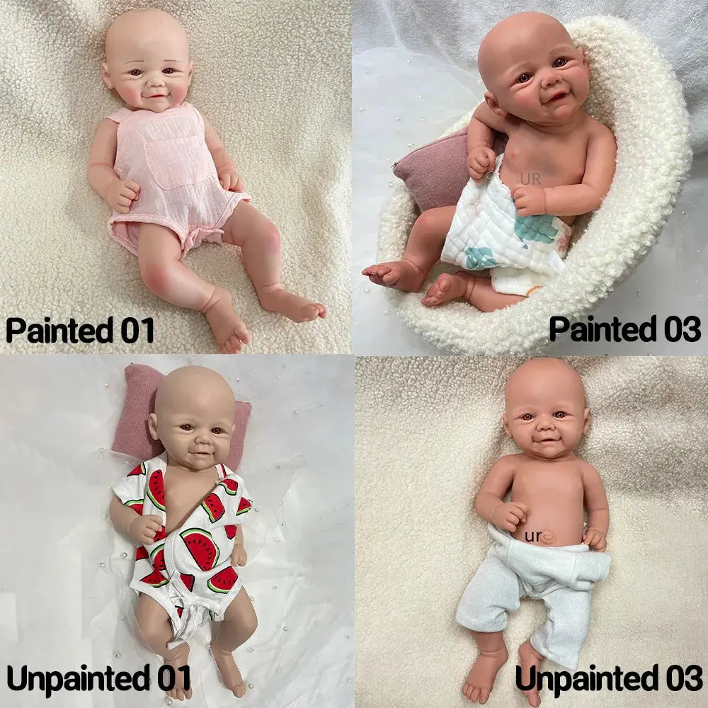 Image of Reborn Baby Dolls Full Body Silicone Reborn Baby Girl Doll Lovely