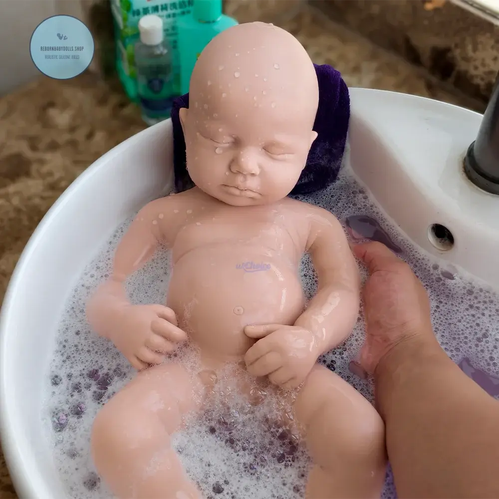 Image of Reborn Baby Dolls Handmade 20Inch Unpainted Silicone Reborn Baby