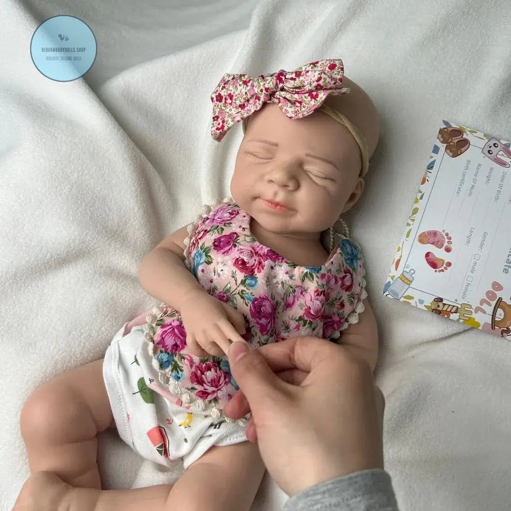 Image of Reborn Baby Dolls Handmade Realistic Features Weighted Body 19Inch