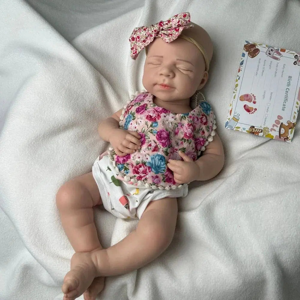 Image of Reborn Baby Dolls Handmade Realistic Features Weighted Body 19Inch