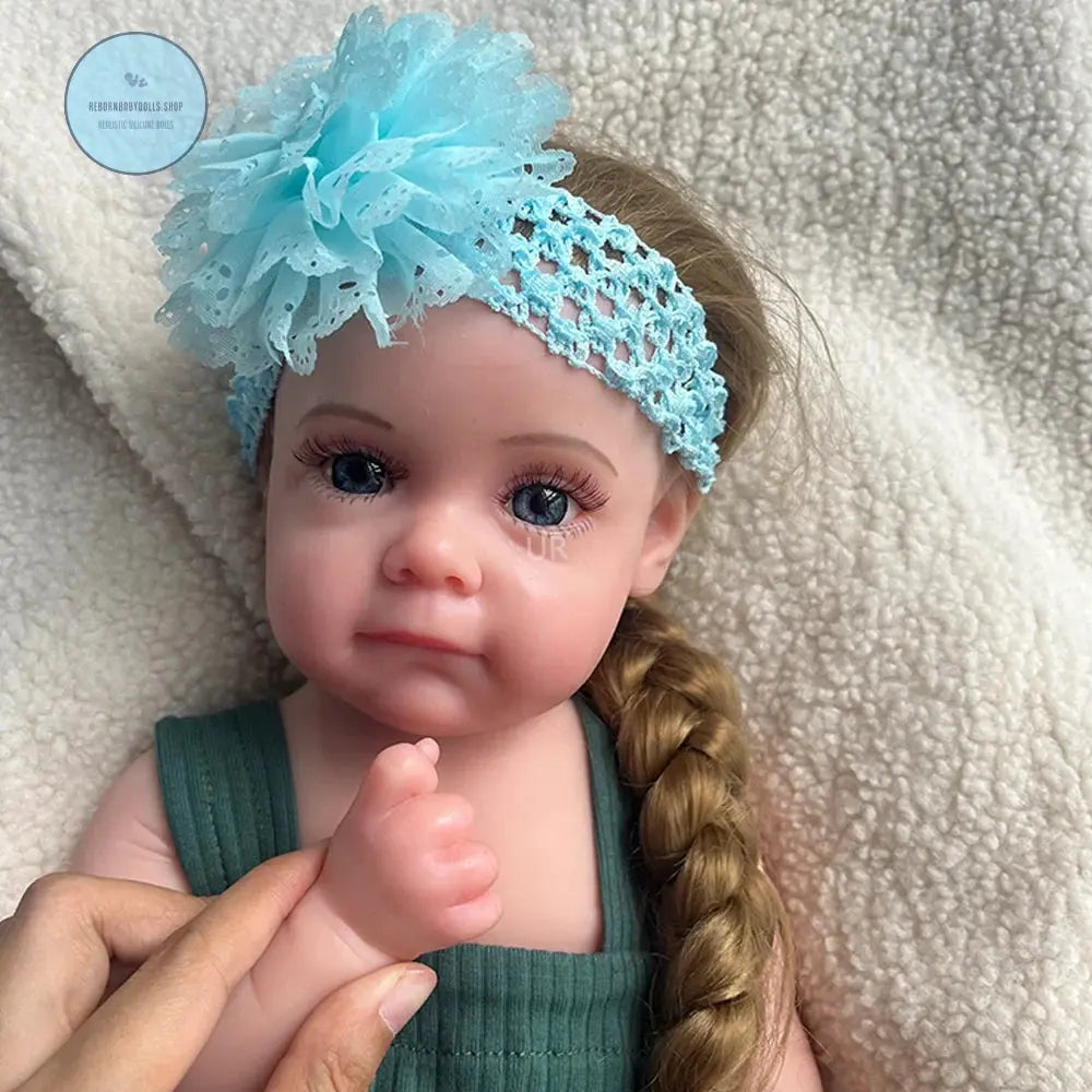 Image of Reborn Baby Dolls Handmade Solid 20Inch Silicone Reborn Baby Girl