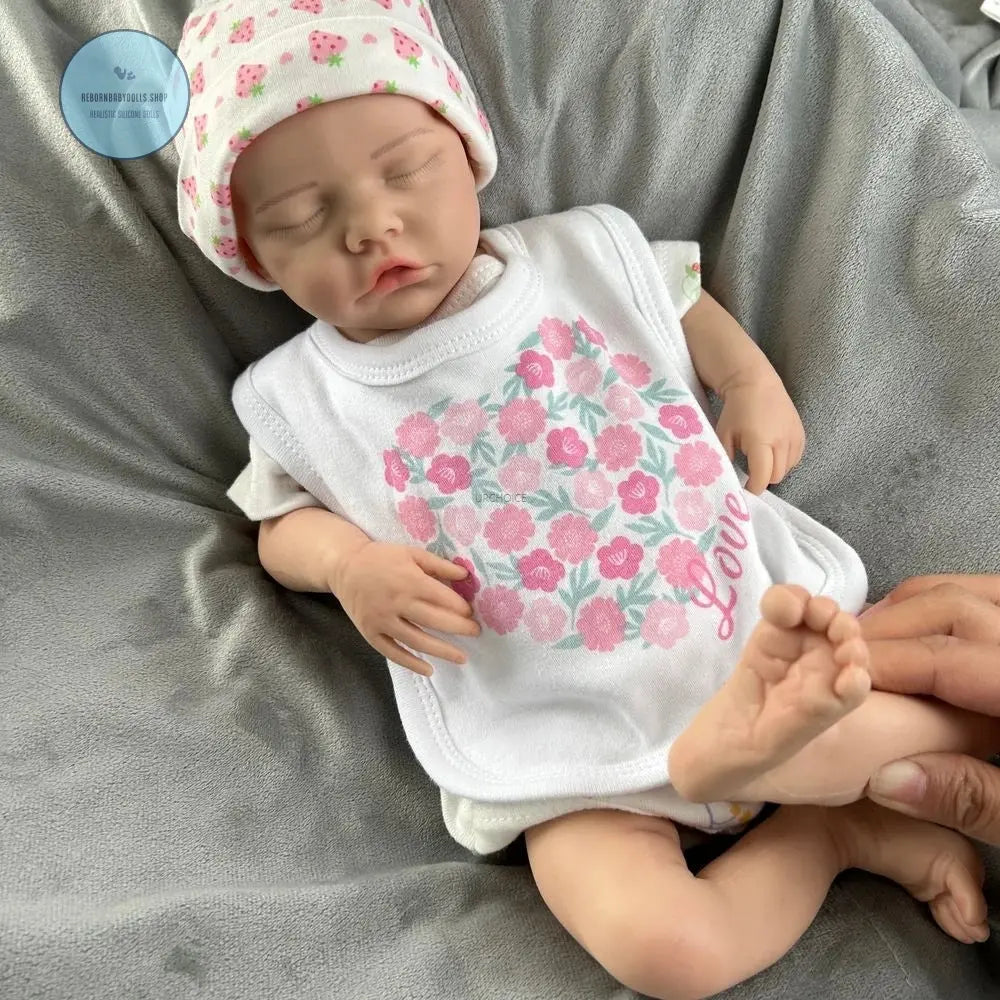 Image of Reborn Baby Dolls Highly Detailed 3D Skin Silicone Reborn Baby Girl