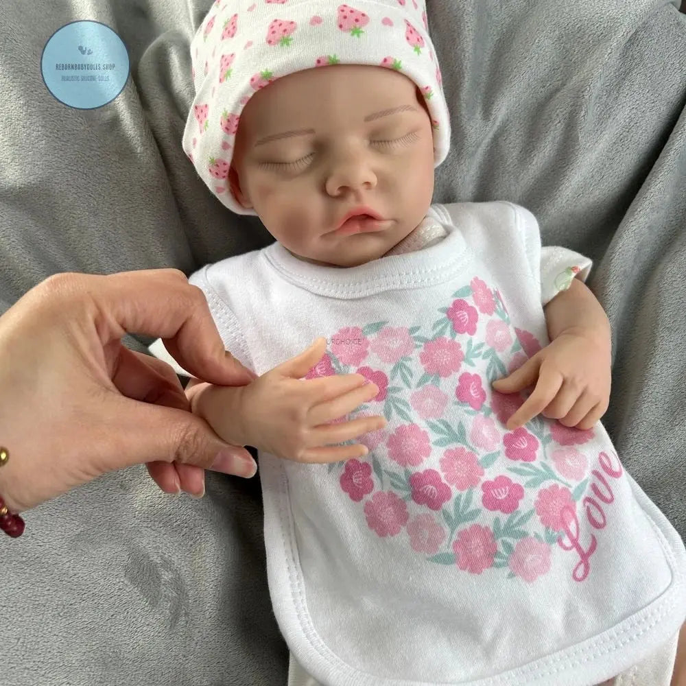 Image of Reborn Baby Dolls Highly Detailed 3D Skin Silicone Reborn Baby Girl