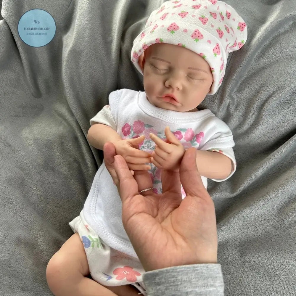 Image of Reborn Baby Dolls Highly Detailed 3D Skin Silicone Reborn Baby Girl