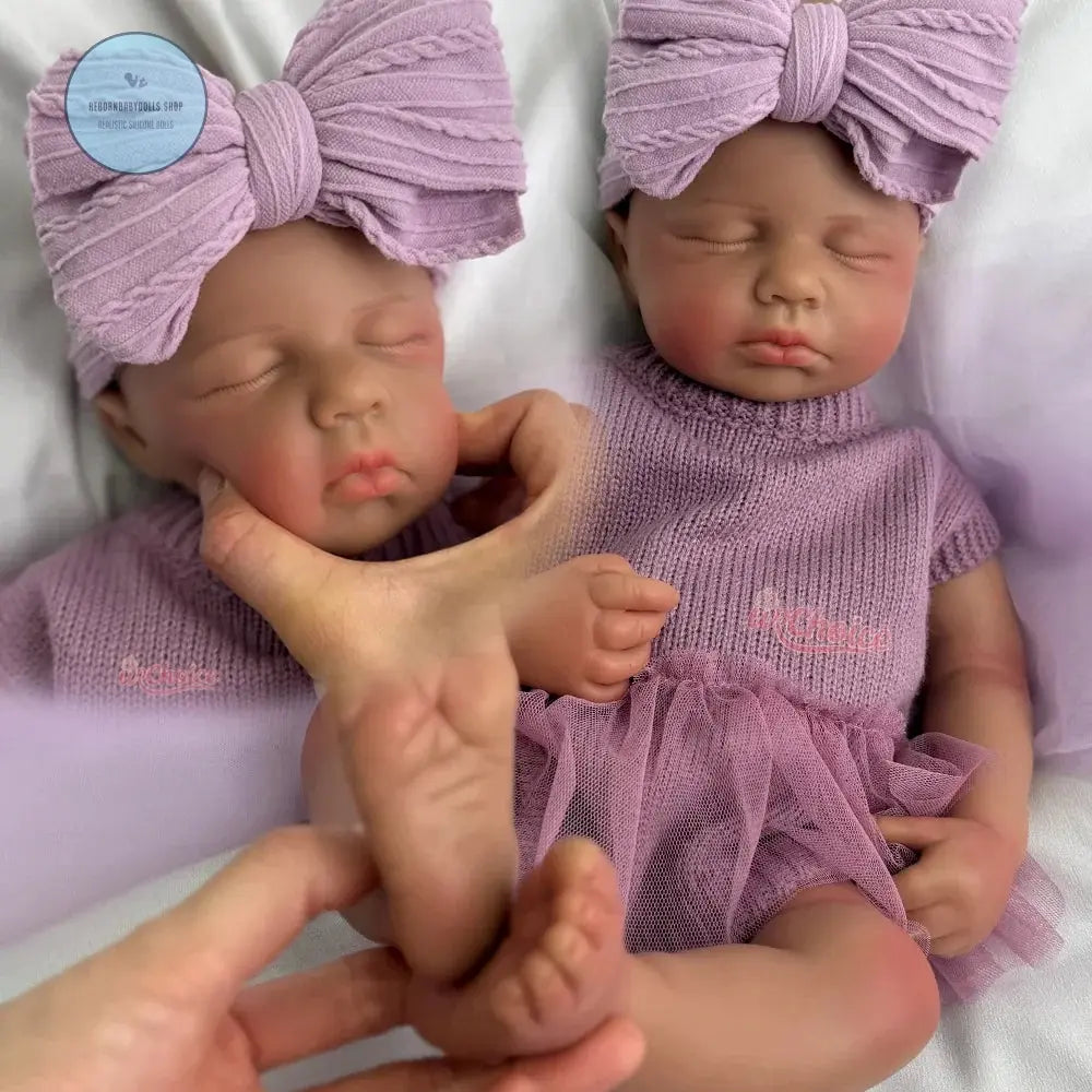 Image of Reborn Baby Dolls Lifelike 20" Silicone Reborn Doll Handmade Soft