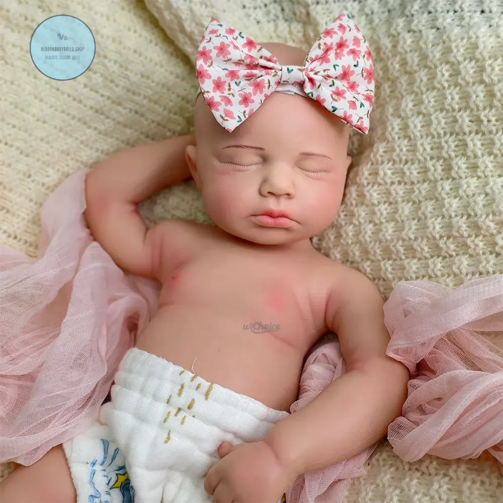 Image of Reborn Baby Dolls Lifelike 20" Silicone Reborn Doll Handmade Soft