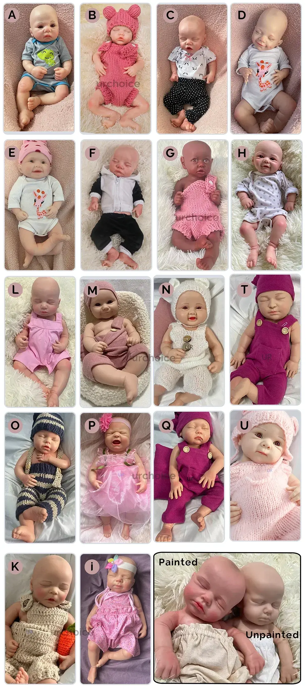 Image of Reborn Baby Dolls Lifelike 22" Exquisite Silicone Reborn Baby Dolls
