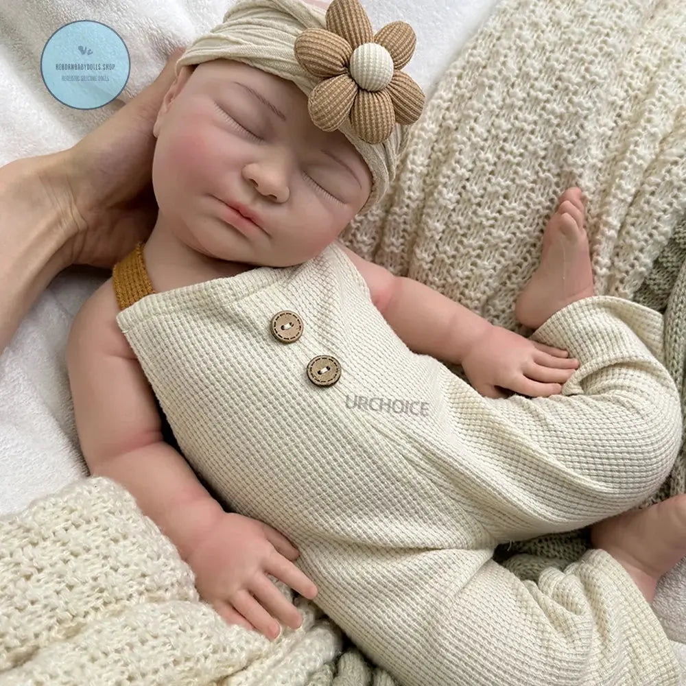 Image of Reborn Baby Dolls Lifelike 22" Soft Silicone Reborn Baby Girl