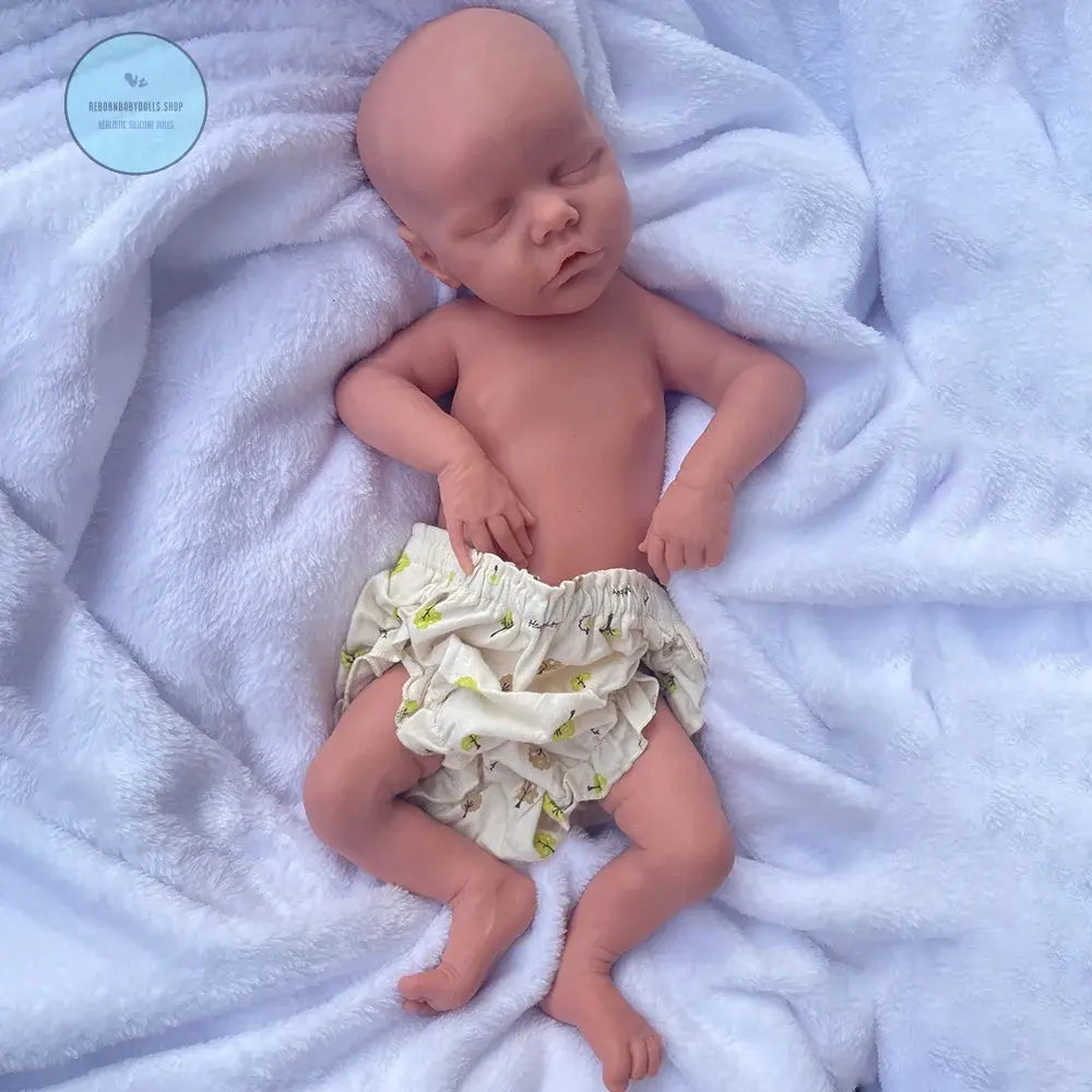Image of Reborn Baby Dolls Lifelike Full Body Platinum Silicone Baby Girl