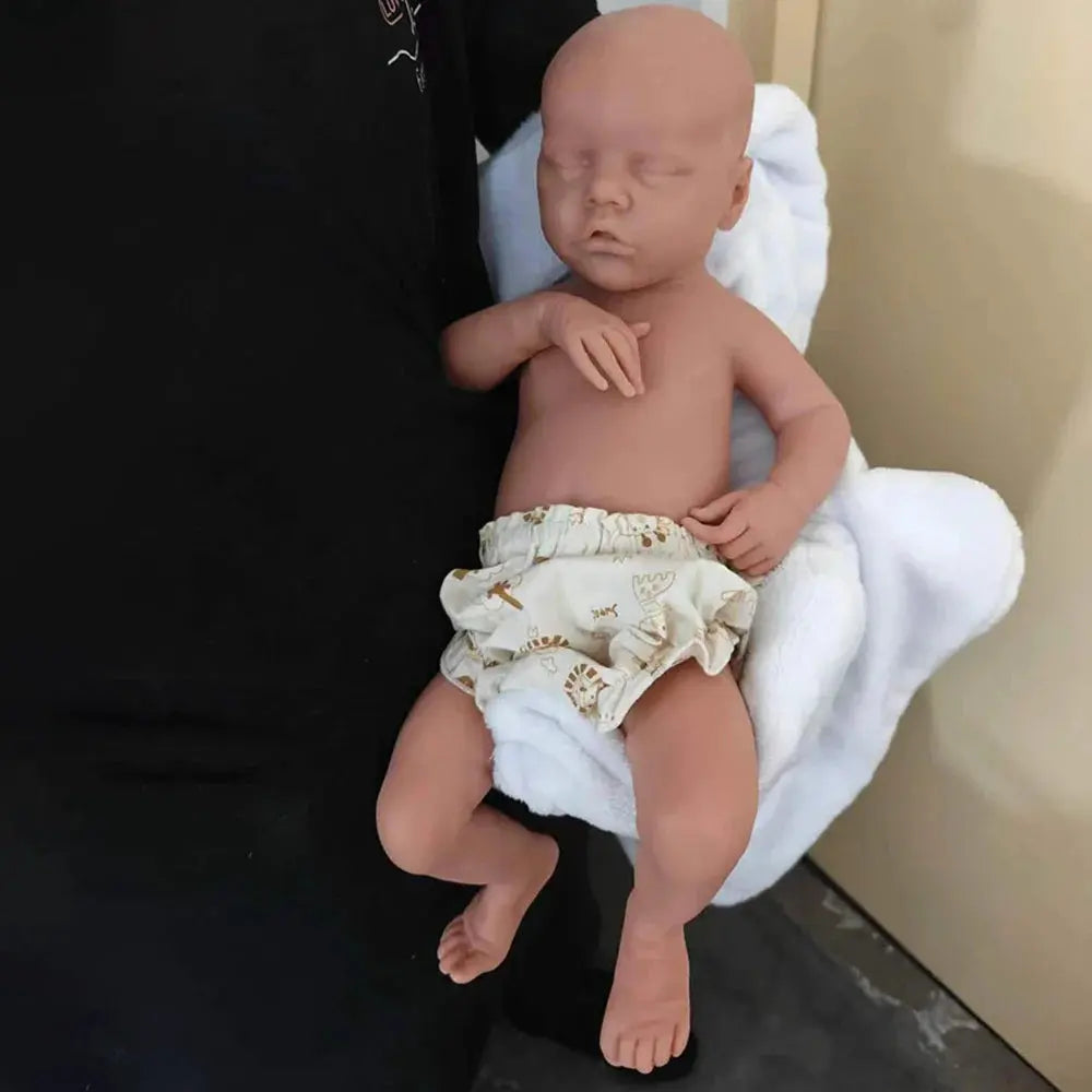 Image of Reborn Baby Dolls Lifelike Full Body Platinum Silicone Baby Girl