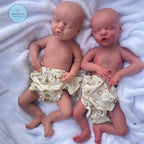 Image of Reborn Baby Dolls Lifelike Full Body Platinum Silicone Baby Girl