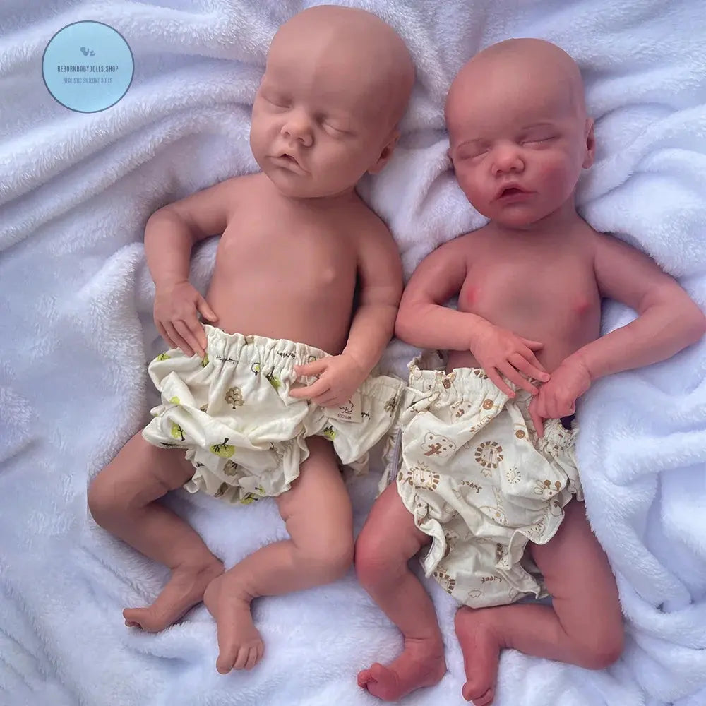 Image of Reborn Baby Dolls Lifelike Full Body Platinum Silicone Baby Girl